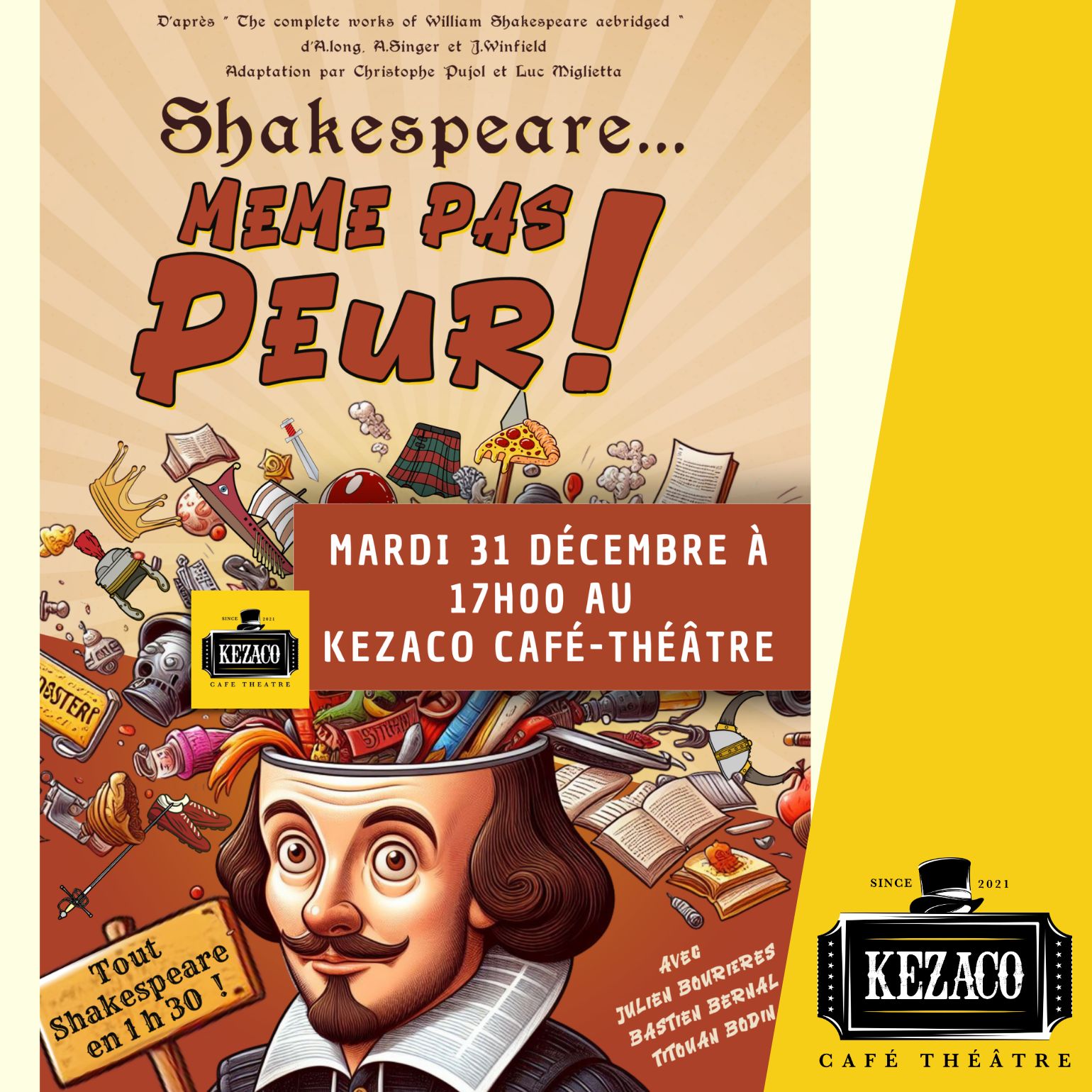 Shakespeare… même pas peur !